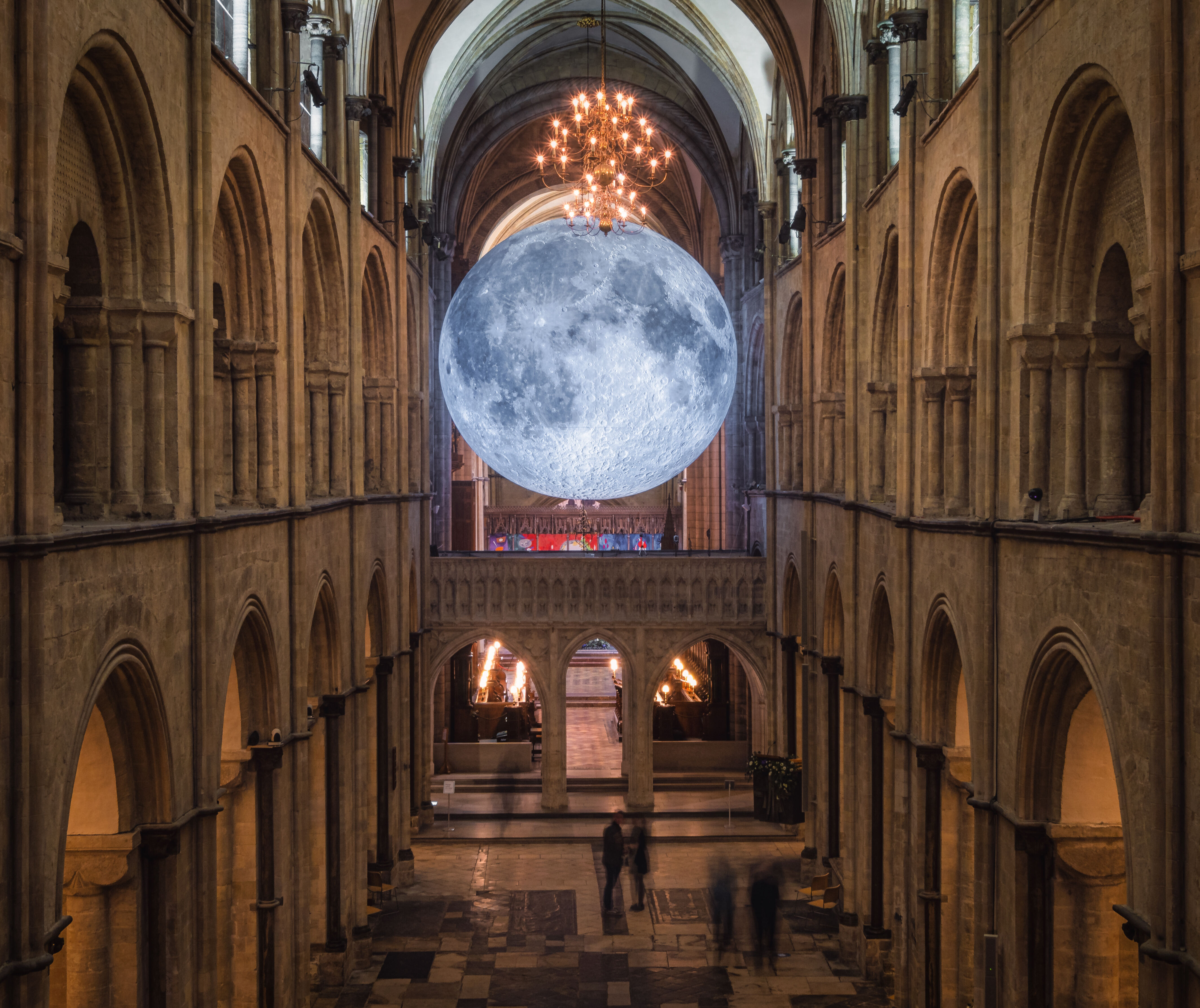 Luke Jerrams Museum Of The Moon Chichester Cathedral